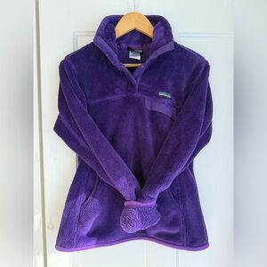 Patagonia | Women's Vintage Re-Tool Snap-T® Fleece Pullover | Medium | Purple